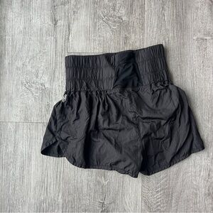 Free People Movement Women's Black High-Waisted Shorts